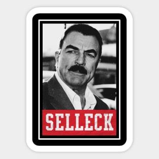 tom selleck Sticker